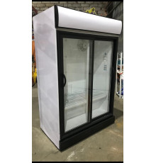Холодильный шкаф двухдверный NS-1300 белый бу